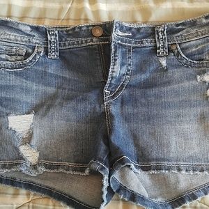 Women's Silver Shorts